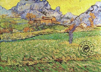 A Meadow in the Mountains - Le Mas de Saint-Paul 1889 Dağlarda Bir Ova