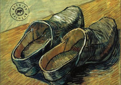 A Pair of Leather Clogs 1888 Bir Çift Deri Ayakkabı Köstek