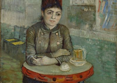 Agostina Sagatori Sitting in the Cafe du Tambourin 1887 Agostina Sagatori Tamburin Kafede Oturuyor