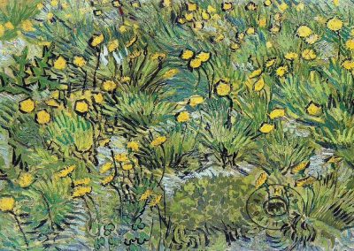 A Field of Yellow Flowers 1889 Sarı Çiçek Tarlası