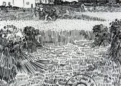 Arles View from the Wheat Field 1888 Buğday Tarlalarından Arles Görünümü