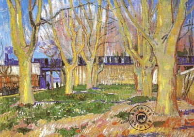 Avenue of Plane Trees near Arles Station 1888 Arles İstasyonu Agaçlar Yolu
