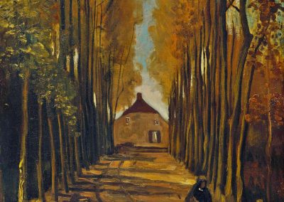Avenue of Poplars at Sunset 1884 Kavak Yolu Avenue