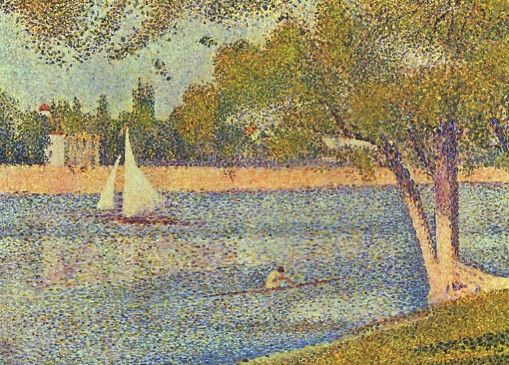 Georges Seurat  “La Seine A La Grande Jatte”