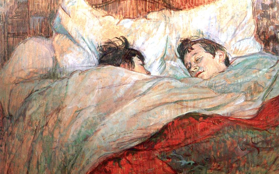 Henri de Toulouse Lautrec, Uyuyan Sevgililer, Yağlı Boya Tablo