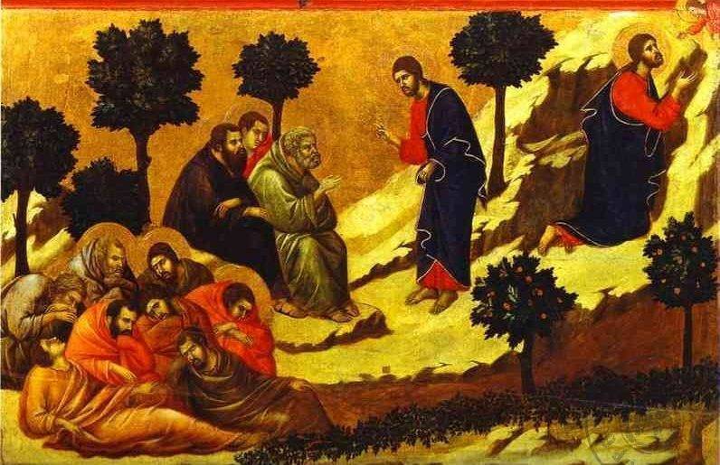 gotik sanat Duccio eserleri zeytin dalında sabahlama