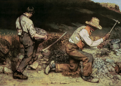 sanat akımları realist ressamlar gustave courbet taş işçileri