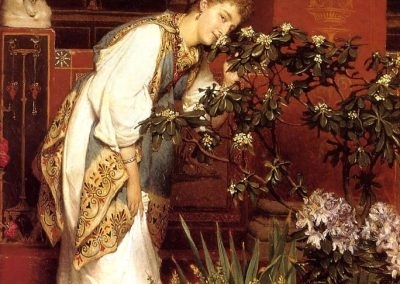 klasizm örnekleri sir lawrence tadema sütunlu avluda