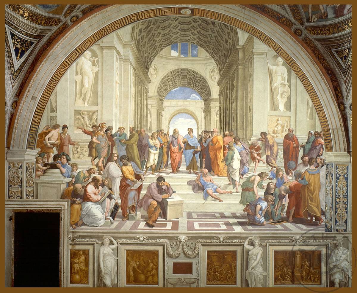 ressam raphael atina okulu raffaello