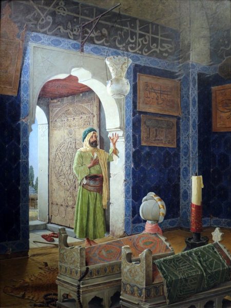 Şehzadeler Türbesinde Derviş Tablosu