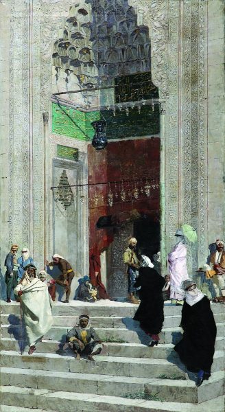 Osman Hamdi Bey Yeşil Cami Önü Tablosu