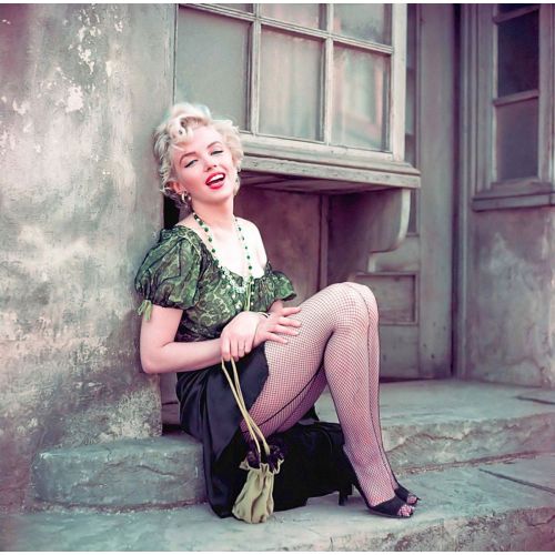 Marilyn Monroe Seksi Fileli Çoraplar Posteri