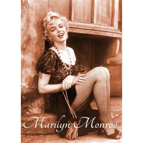 Marilyn Monroe Seksi Oturuyor Posteri