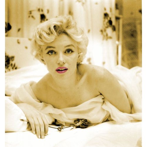Marilyn Monroe Kurumuş Çiçek Posteri