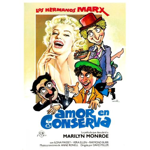 Marilyn Monroe Love Happy Movie Poster