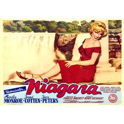 Marilyn Monroe Niagara Film Posteri