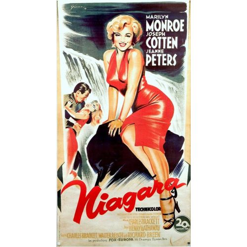 Marilyn Monroe Niagara Film Posteri 2