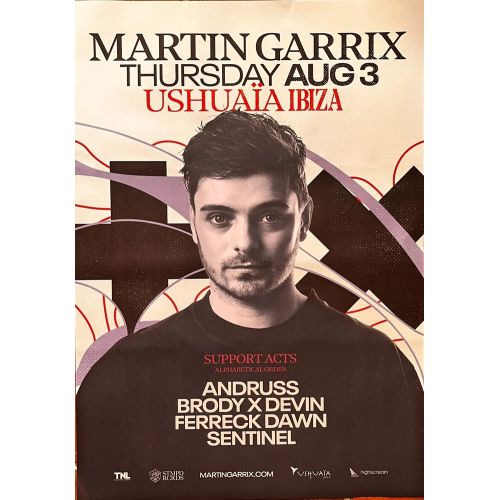 Martin Garrix Poster The Martin Garrix poster features a vibrant design showcasing the popular DJ and producer. The poster is
