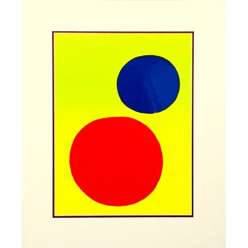 Alexander Calder, Red And Blue Circle