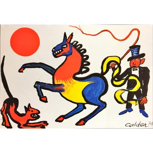 Alexander Calder, Üç Renkli At