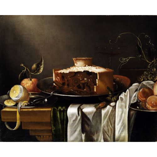 Abraham Van Calraet, Pasta İle Natürmort