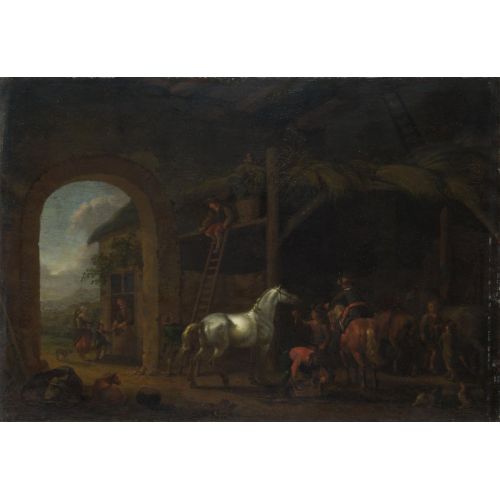 Abraham Van Calraet, Ahırın İçi