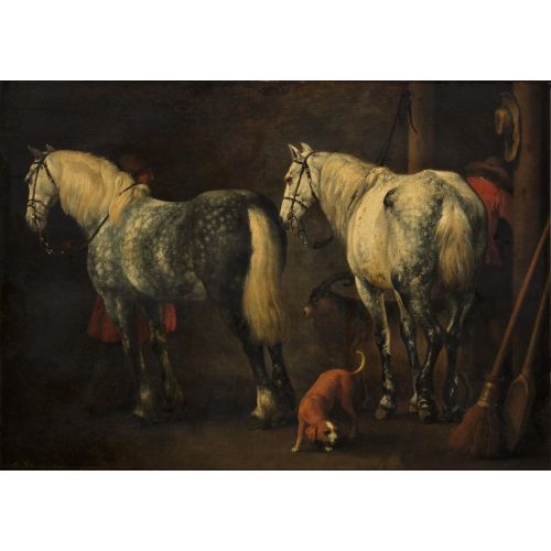Abraham Van Calraet, İki At
