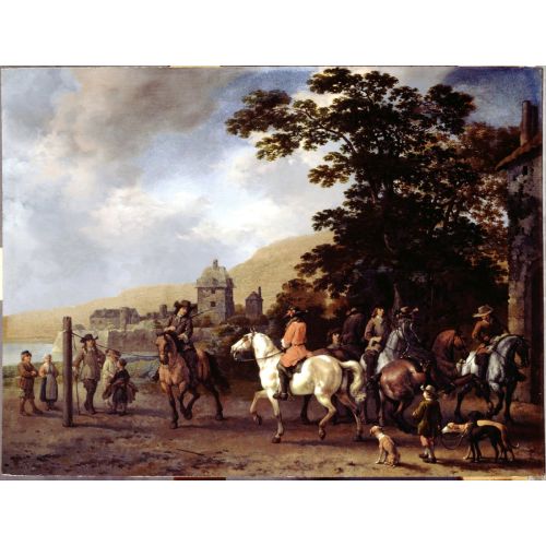 Abraham Van Calraet, Açık Havada Binicilik Okulu