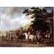 Abraham Van Calraet, A Riding School In The Open Air