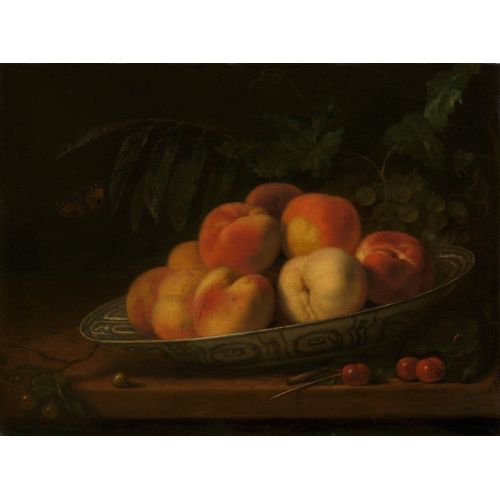 Abraham Van Calraet, Şeftali İle Yemek