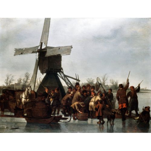 Abraham Van Calraet, Buzda Balıkçılık