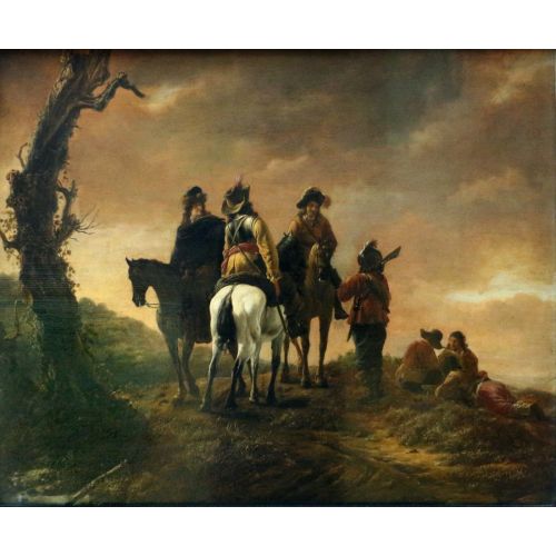Aelbert Cuyp, Three Knights