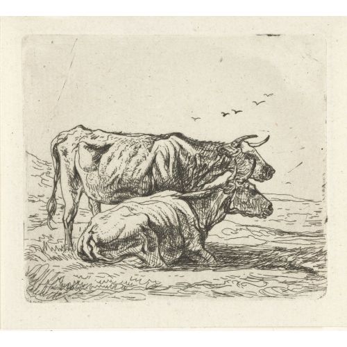 Aelbert Cuyp, Two Cows Six Shows With Cows Aelbert Cuyp, Two Cows Six Shows With Cows
