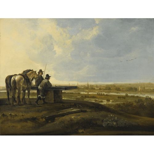 Aelbert Cuyp, Bir Sırt Üzerinde İki Atlı