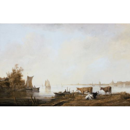 Aelbert Cuyp, View Of The Maas Near Dordrecht Aelbert Cuyp, View Of The Maas Near Dordrecht