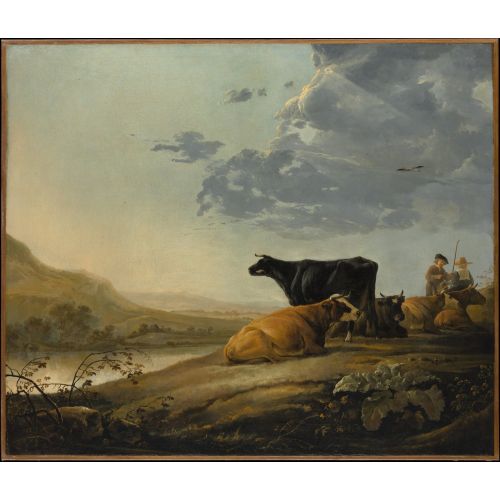 Aelbert Cuyp, Young Herdsmen With Cows Aelbert Cuyp, Young Herdsmen With Cows