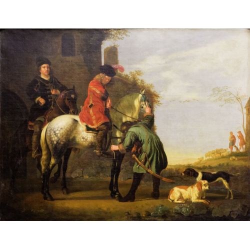 Aelbert Cuyp, Ata Binmek İçin Kalkış Aelbert Cuyp, Ata Binmek İçin Kalkış