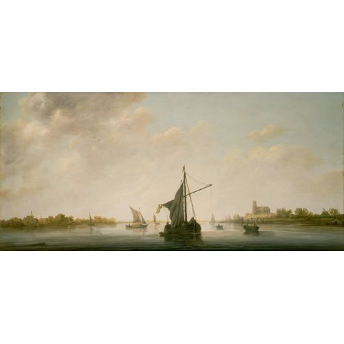 Aelbert Cuyp, Dutch A View Of The Maas At Dordrecht Aelbert Cuyp, Dutch A View Of The Maas At Dordrecht