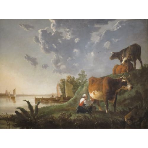 Aelbert Cuyp, Evening In The Meadows Aelbert Cuyp, Evening In The Meadows