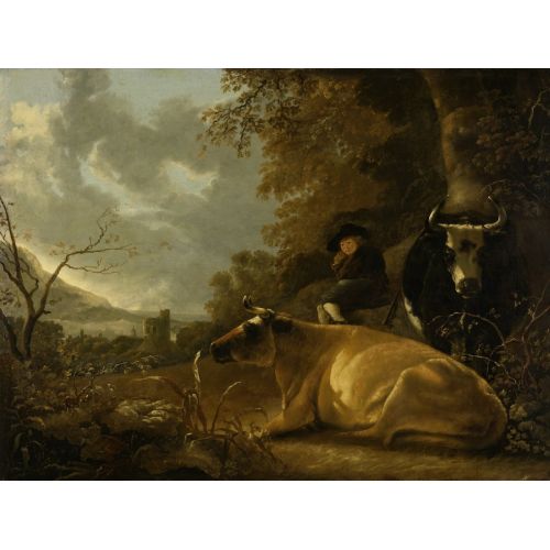 Aelbert Cuyp, Manzara İle İnek Ve Çoban Çocuk