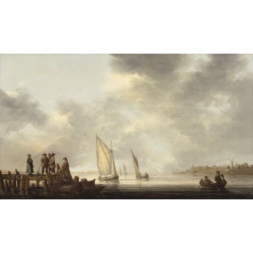 Aelbert Cuyp, Dordrechte Bakan Bir İskele Barok Aelbert Cuyp, Dordrechte Bakan Bir İskele Barok Sanat Akımları Aelbert Cuyp, Dordrechti İzleyen Bir İskeleAelbert Cuypın