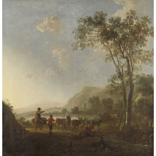Aelbert Cuyp, Landscape With Herdsman And Cattle Aelbert Cuyp, Landscape With Herdsman And Cattle