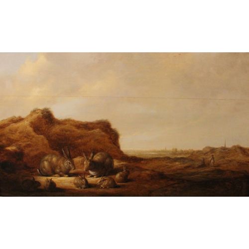 Aelbert Cuyp, Landscape With Rabbits Genoa