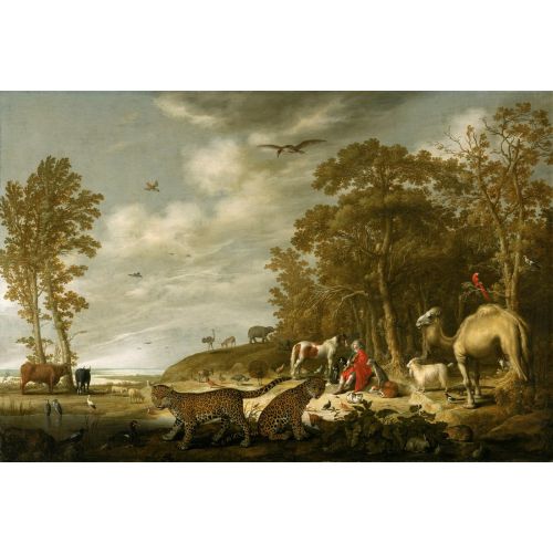 Aelbert Cuyp, Orpheus Charming The Animals Aelbert Cuyp, Orpheus Charming The Animals