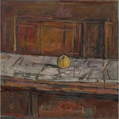 Alberto Giacometti, Apple On The Sideboard