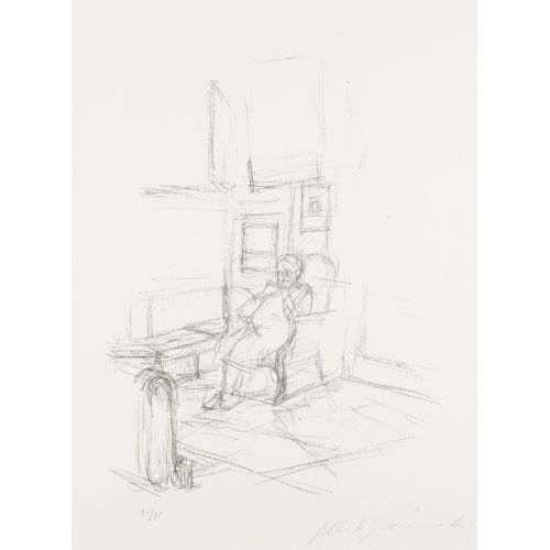 Alberto Giacometti, Sanatçının Oturan Annesi I Alberto Giacometti, Sanatçının Oturan Annesi I