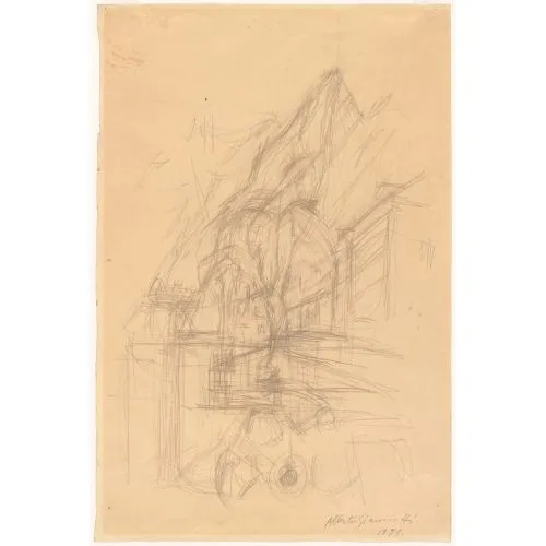 Alberto Giacometti, İsimsiz 3 Sürrealizm Sanat Akımları Alberto Giacometti, Untitled 3 Alberto Giacomettinin Untitled 3