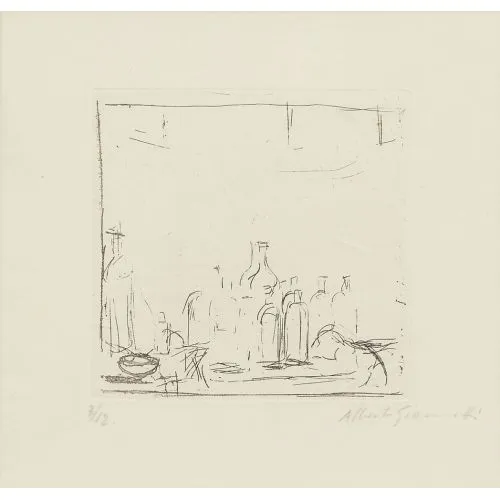 Alberto Giacometti, Bouteilles Dans Latelier I Surrealism Alberto Giacometti, Bouteilles Dans Latelier I Surrealism Art Movements Alberto Giacometti, Bouteilles dans latelier IThis