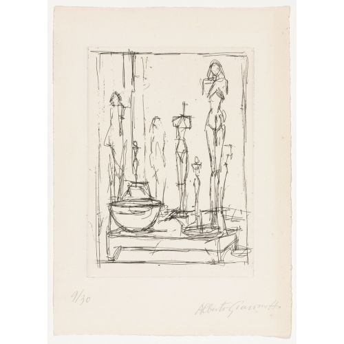Alberto Giacometti, Characters In The Studio II