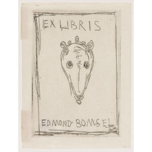 Alberto Giacometti, Ex Libris Edmond Bomsel